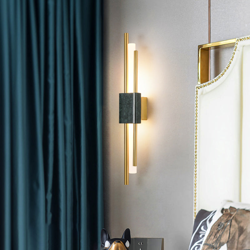 Lampada a parete a 1 luci lampada moderna a parete a parete con tonalità acrilica bianca