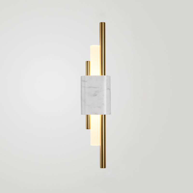 1-Light Wall Light Fixture Modern LED Wall Mounted Lamp with White Acrylic Shade