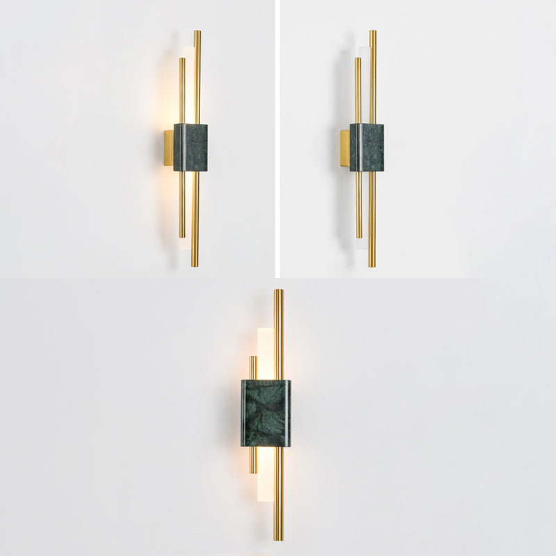 Lampada a parete a 1 luci lampada moderna a parete a parete con tonalità acrilica bianca