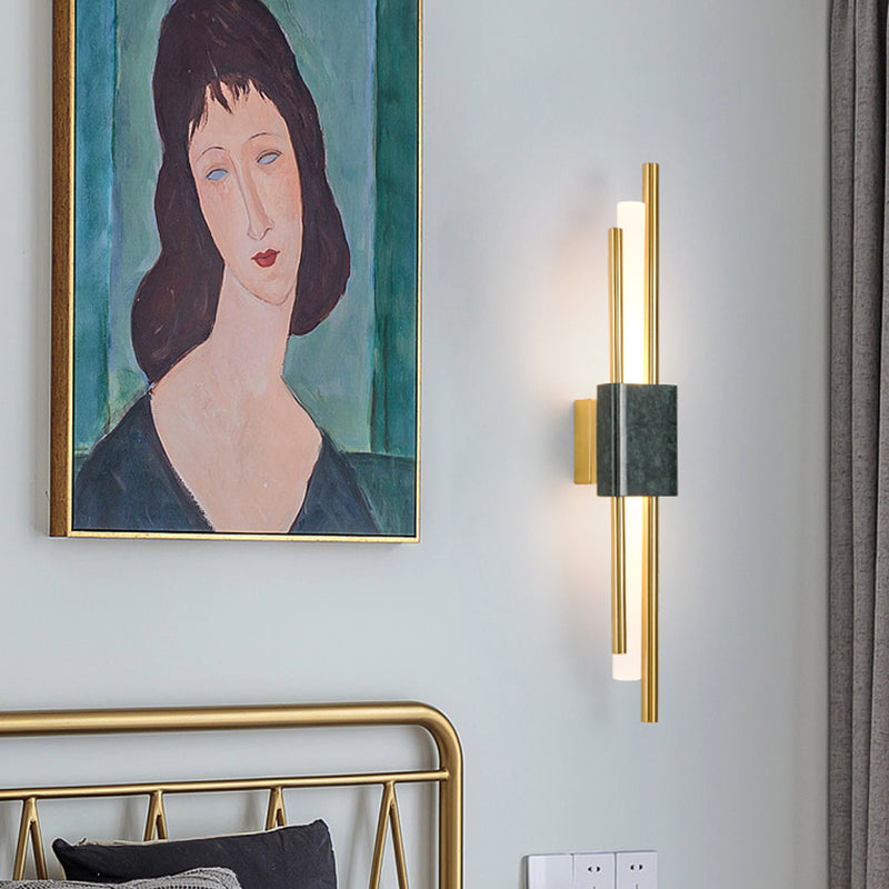 Lampada a parete a 1 luci lampada moderna a parete a parete con tonalità acrilica bianca