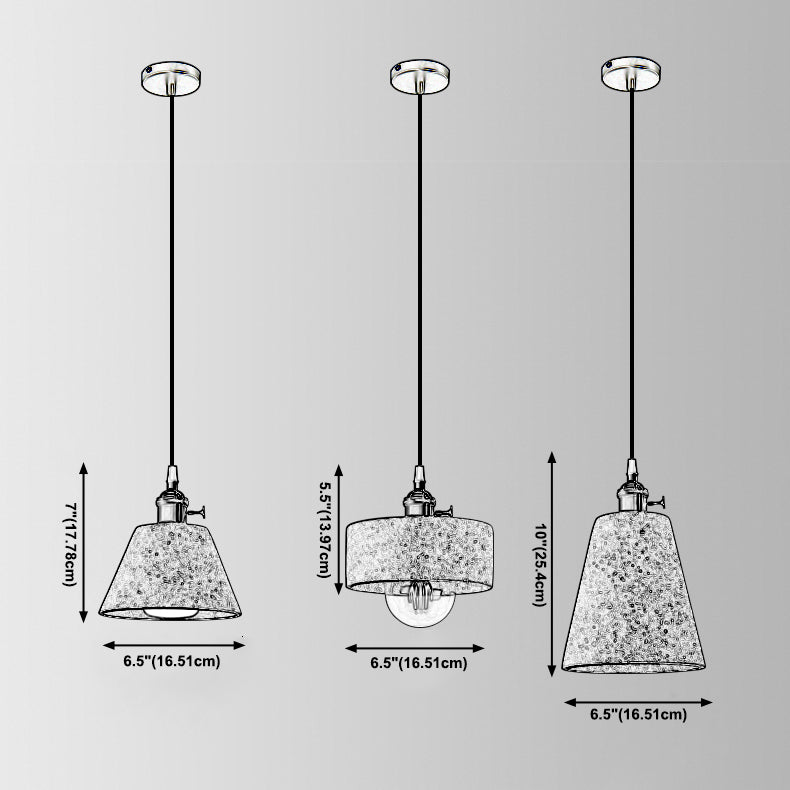 Contemporary Cement Pendant Lighting One Head Pendant Lamp for Bar Study Room