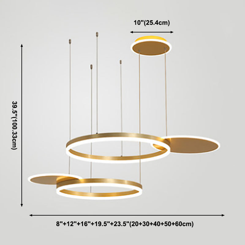 Moderner Stil mehrlicht LED-Lampendecke hängende Licht für Wohnzimmer