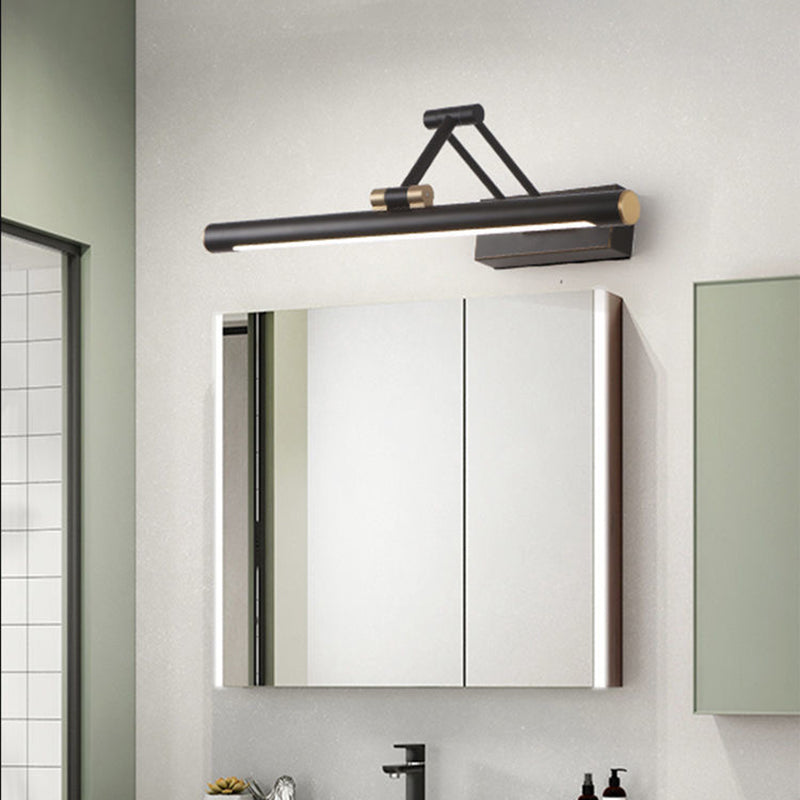 Eenvoud ijdelheid licht met acryl tint led wandmontage lamp spiegel voorlicht