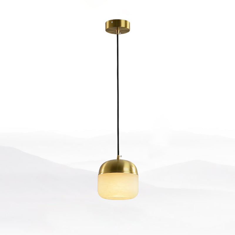 Plafond de lampe à LED en marbre contemporain Lémière suspendue pour le salon salle à manger