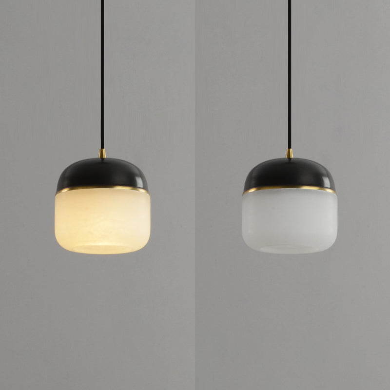 Plafond de lampe à LED en marbre contemporain Lémière suspendue pour le salon salle à manger