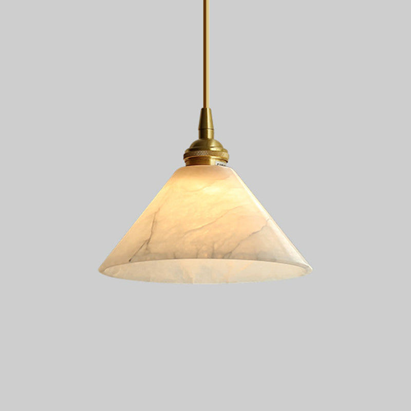 Minimalisme moderne en marbre pendentif luminaires pour la salle à manger du café