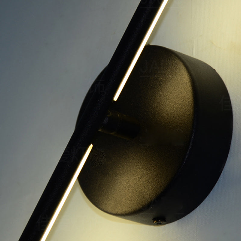 Metalen wandlicht SCONCES LED HEDENDAAGE WANDELEMENTEN LICHTBEWIKT IN ZWART/GOUD