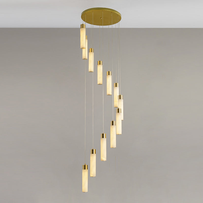 Techo de lámpara LED de mármol contemporánea para el salón de la sala de estar