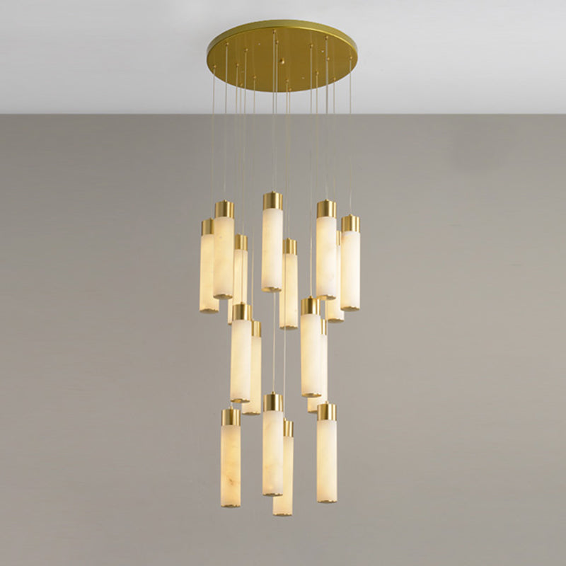 Techo de lámpara LED de mármol contemporánea para el salón de la sala de estar