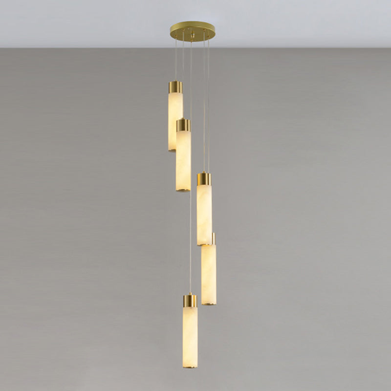 Plafond de lampe à LED en marbre contemporain Light Place pour le salon Roard de salon