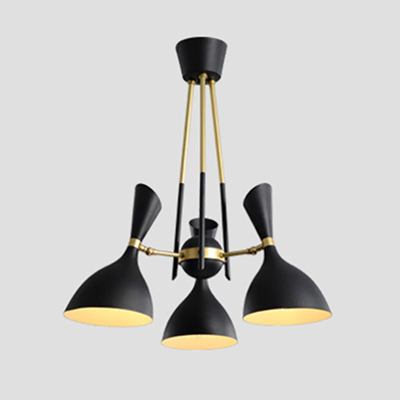 Aménagement en métal étoiles à lustre de lustre de la lumière de la lumière de style simplicité