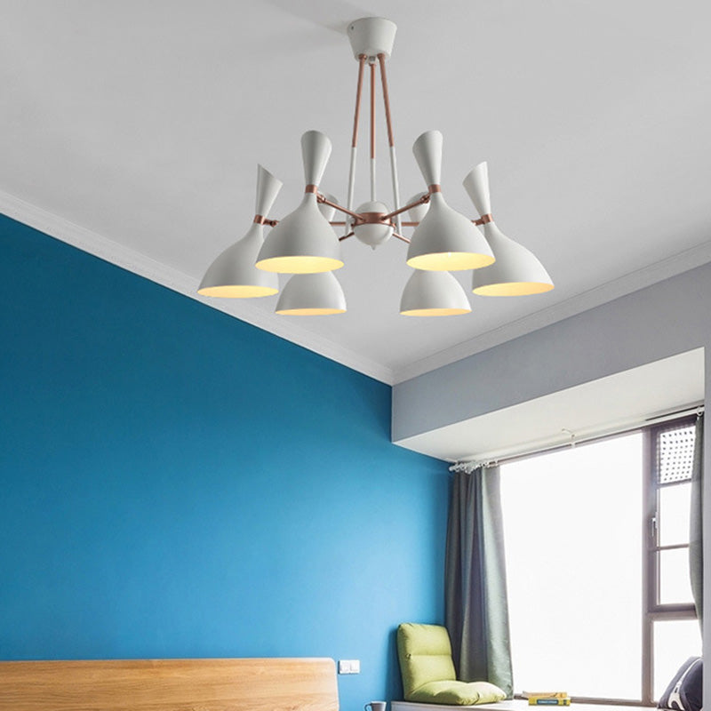 Aménagement en métal étoiles à lustre de lustre de la lumière de la lumière de style simplicité