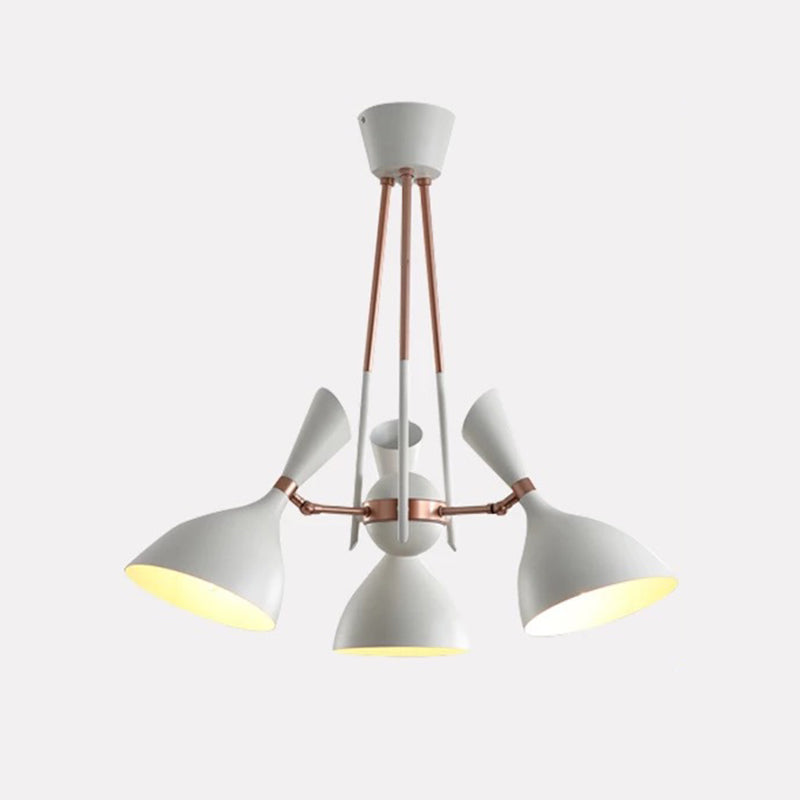 Lustres de lustre multi-tête postmoderne lustre en métal.