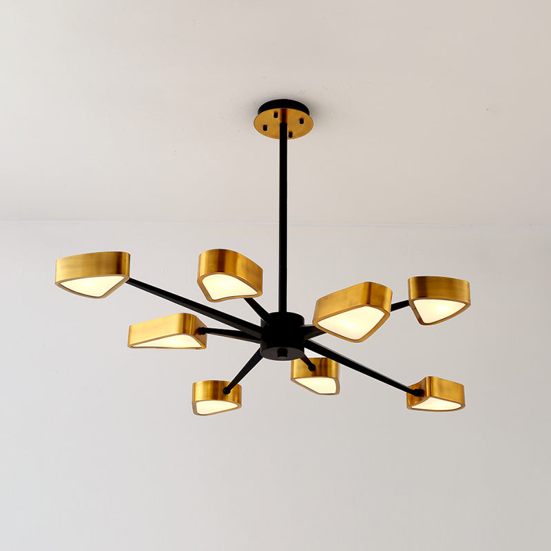 Lampadella in metallo lampadario della sala da pranzo postmoderno