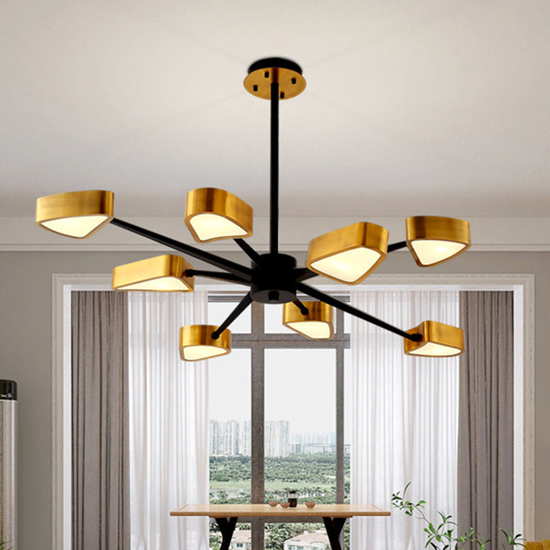 Lampadella in metallo lampadario della sala da pranzo postmoderno