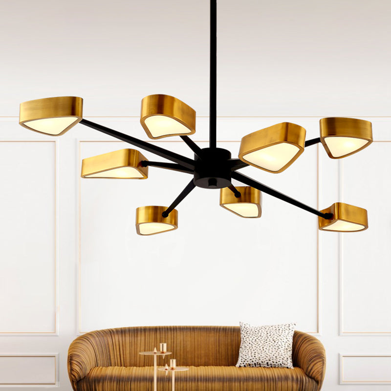 Lampadella in metallo lampadario della sala da pranzo postmoderno