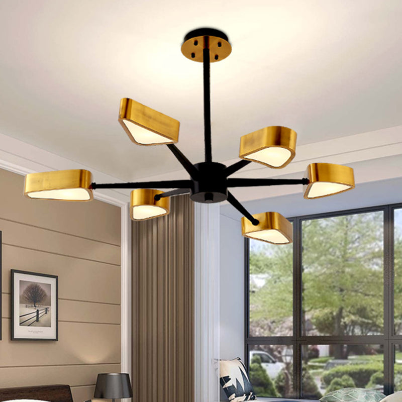 Lampadella in metallo lampadario della sala da pranzo postmoderno