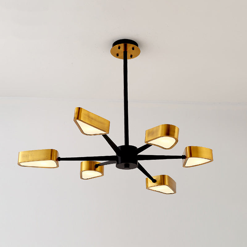 Postmodern Dining Room Lighting Metal Chandelier Light Fixtures Cafe Restaurant Hanging Chandelier