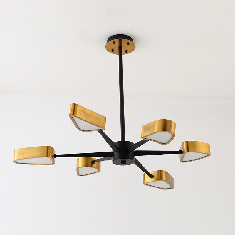 Postmodern Dining Room Lighting Metal Chandelier Light Fixtures Cafe Restaurant Hanging Chandelier