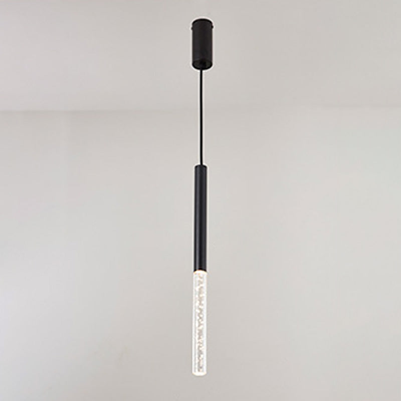LED HORTING LIGHT avec un éclairage pendentif contemporain noir en acrylique