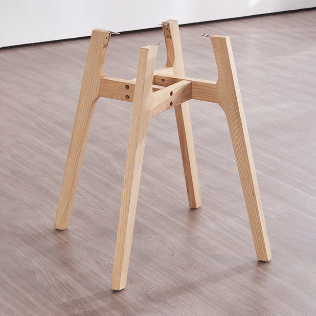 Solid Wood Dining Table Contemporary Style Dining Site Table with 4 Legs