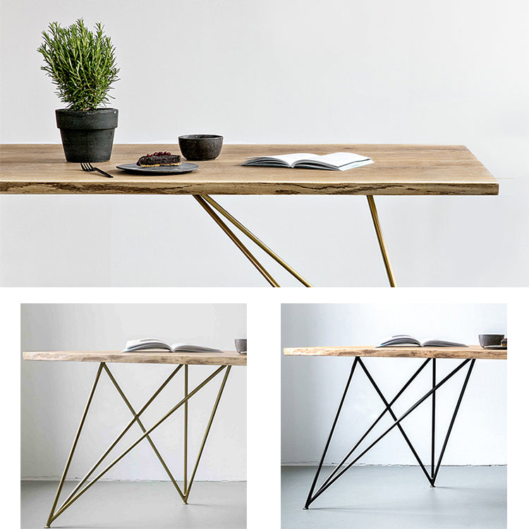 Industrial Dining Site Table Pine Solid Wood Dining Room Home Furniture