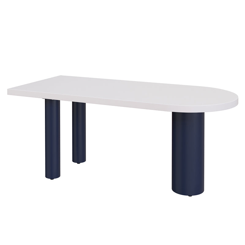 Table à forme libre contemporaine en bois massif table en bois massif pour salle à manger