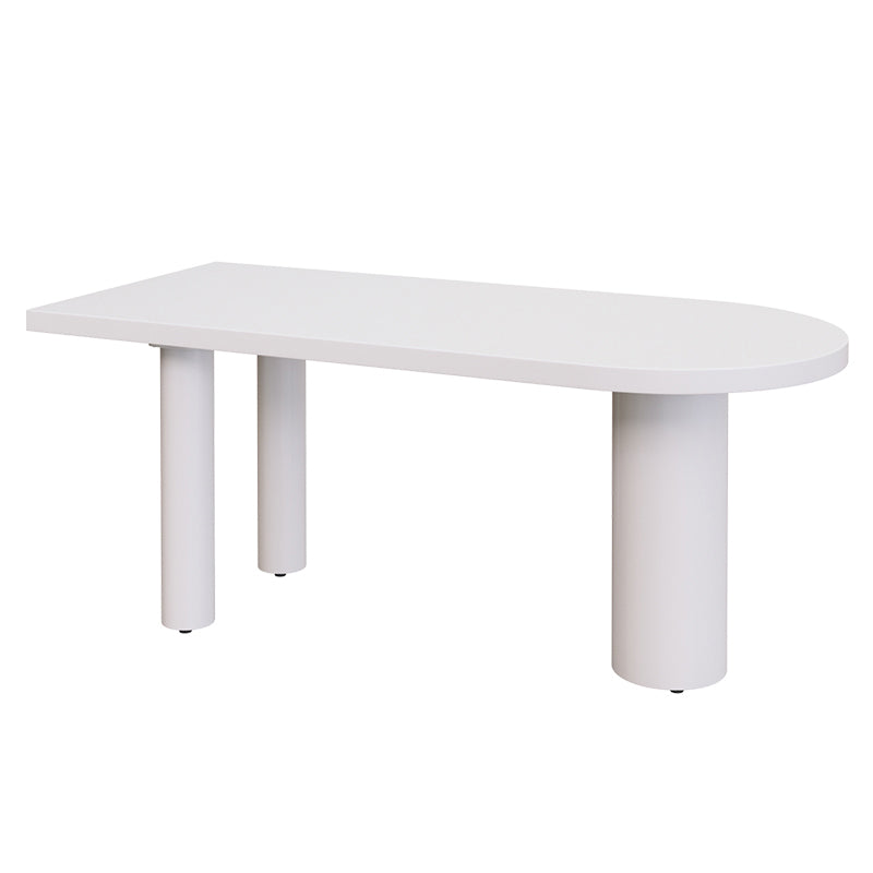 Table à forme libre contemporaine en bois massif table en bois massif pour salle à manger