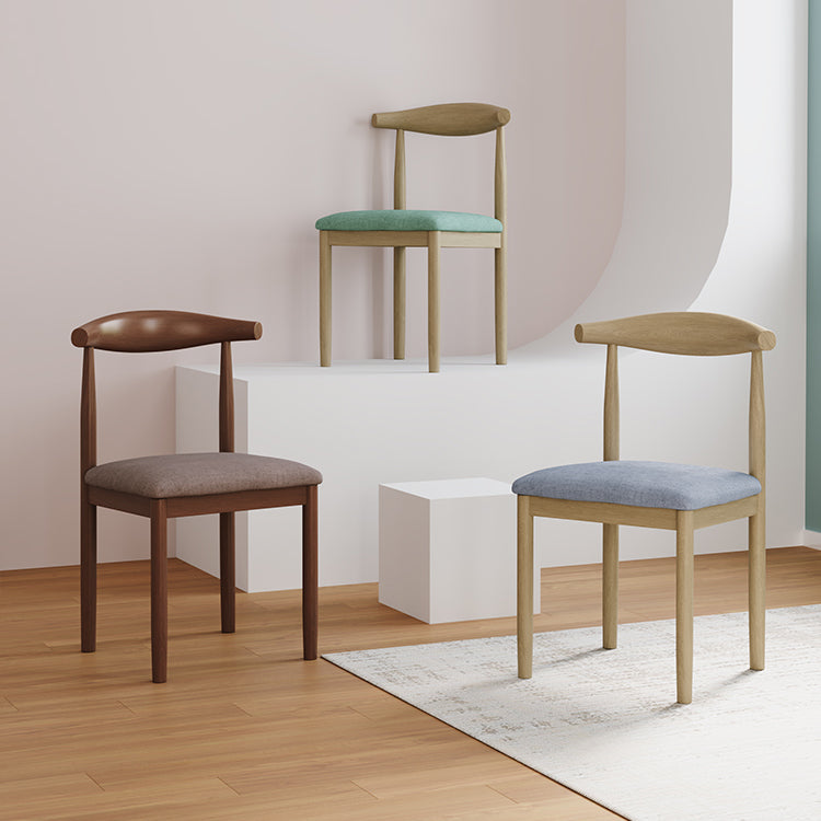 Ensemble de chaises de salle à manger de cuisine de côté arrière ouvert de chaise en métal de style moderne
