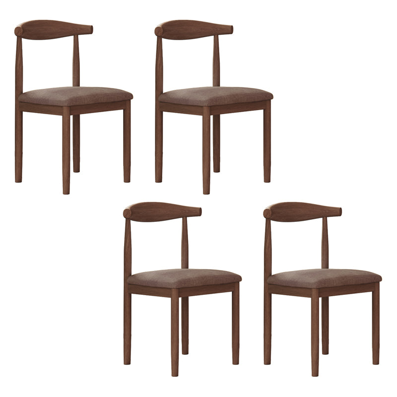 Ensemble de chaises de salle à manger de cuisine de côté arrière ouvert de chaise en métal de style moderne