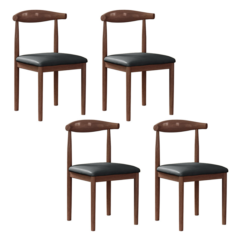 Ensemble de chaises de salle à manger de cuisine de côté arrière ouvert de chaise en métal de style moderne
