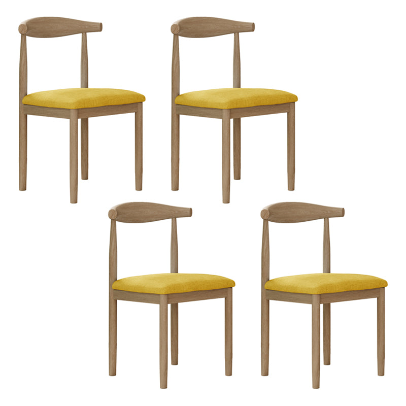 Ensemble de chaises de salle à manger de cuisine de côté arrière ouvert de chaise en métal de style moderne