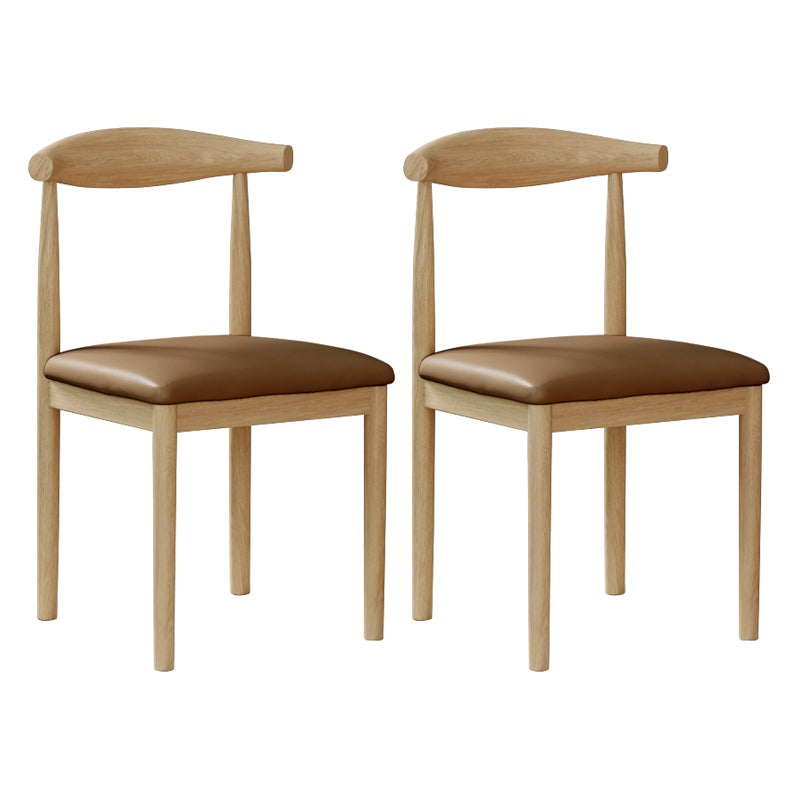 Ensemble de chaises de salle à manger de cuisine de côté arrière ouvert de chaise en métal de style moderne