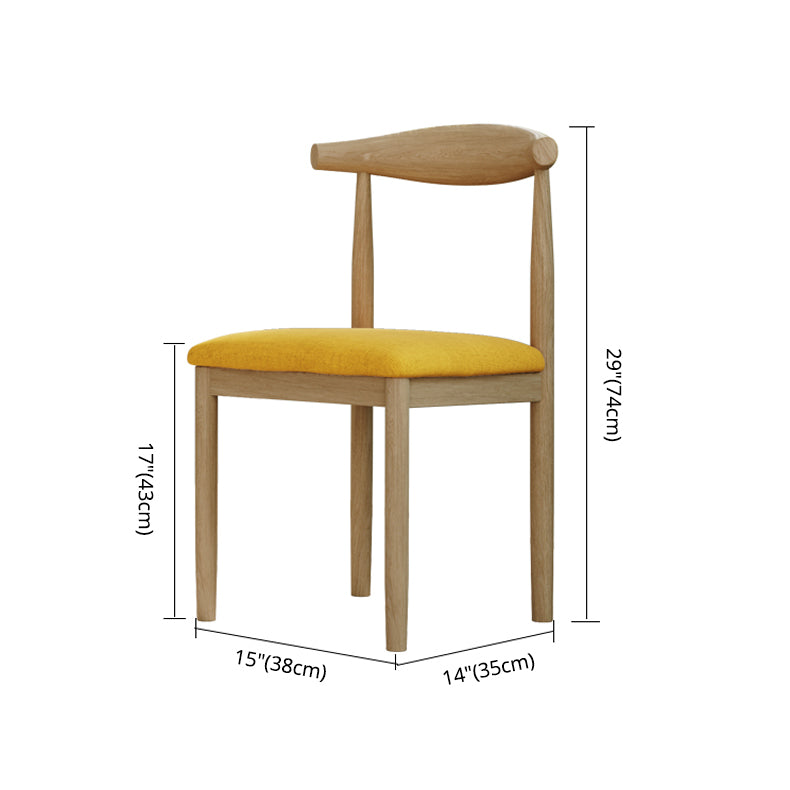 Ensemble de chaises de salle à manger de cuisine de côté arrière ouvert de chaise en métal de style moderne