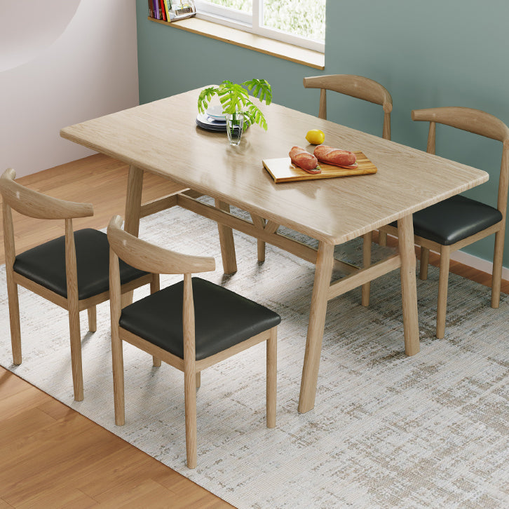 Ensemble de chaises de salle à manger de cuisine de côté arrière ouvert de chaise en métal de style moderne