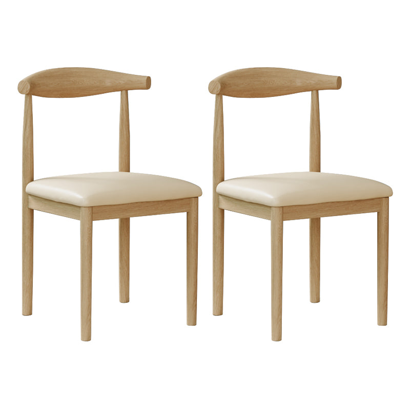 Ensemble de chaises de salle à manger de cuisine de côté arrière ouvert de chaise en métal de style moderne