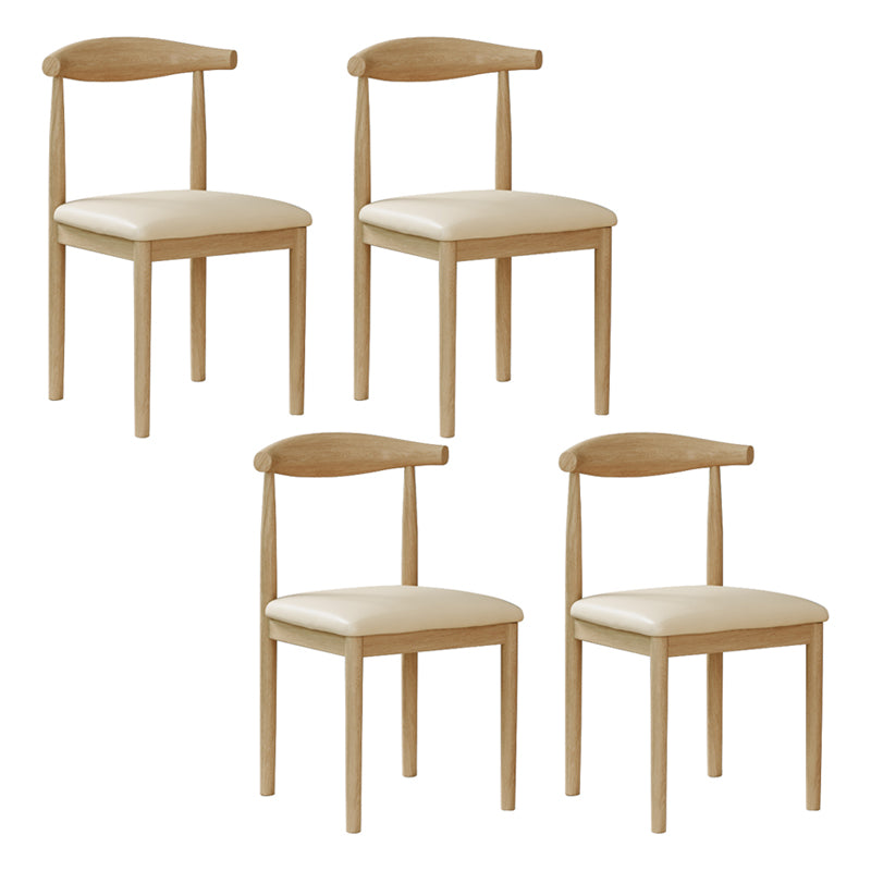 Ensemble de chaises de salle à manger de cuisine de côté arrière ouvert de chaise en métal de style moderne