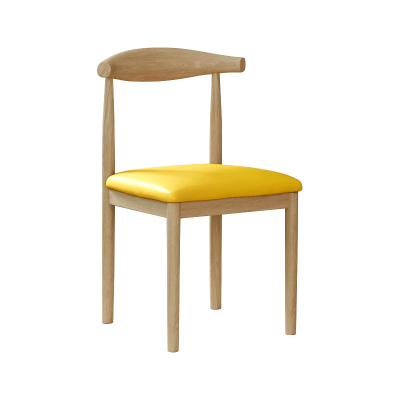 Ensemble de chaises de salle à manger de cuisine de côté arrière ouvert de chaise en métal de style moderne
