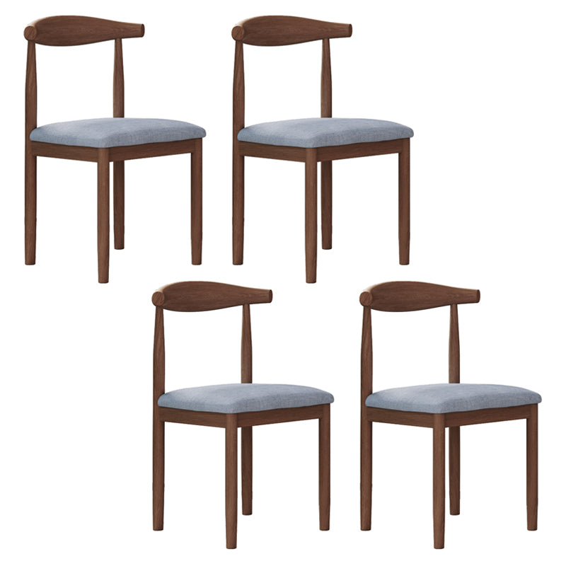 Ensemble de chaises de salle à manger de cuisine de côté arrière ouvert de chaise en métal de style moderne
