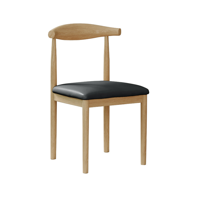 Ensemble de chaises de salle à manger de cuisine de côté arrière ouvert de chaise en métal de style moderne