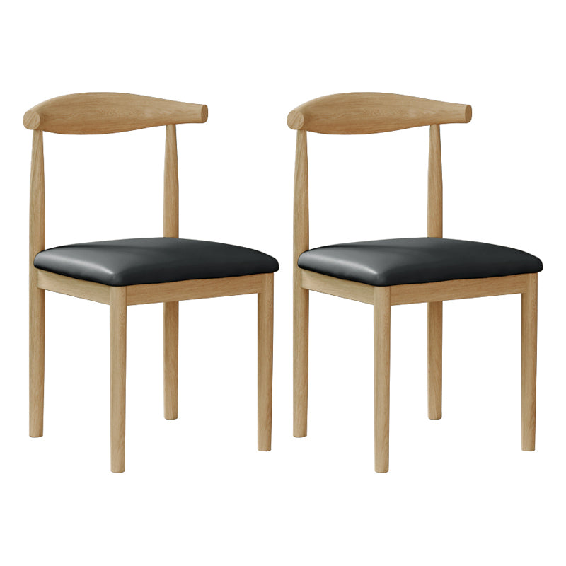 Ensemble de chaises de salle à manger de cuisine de côté arrière ouvert de chaise en métal de style moderne