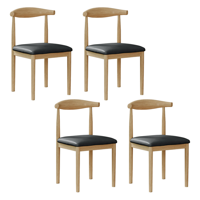Ensemble de chaises de salle à manger de cuisine de côté arrière ouvert de chaise en métal de style moderne