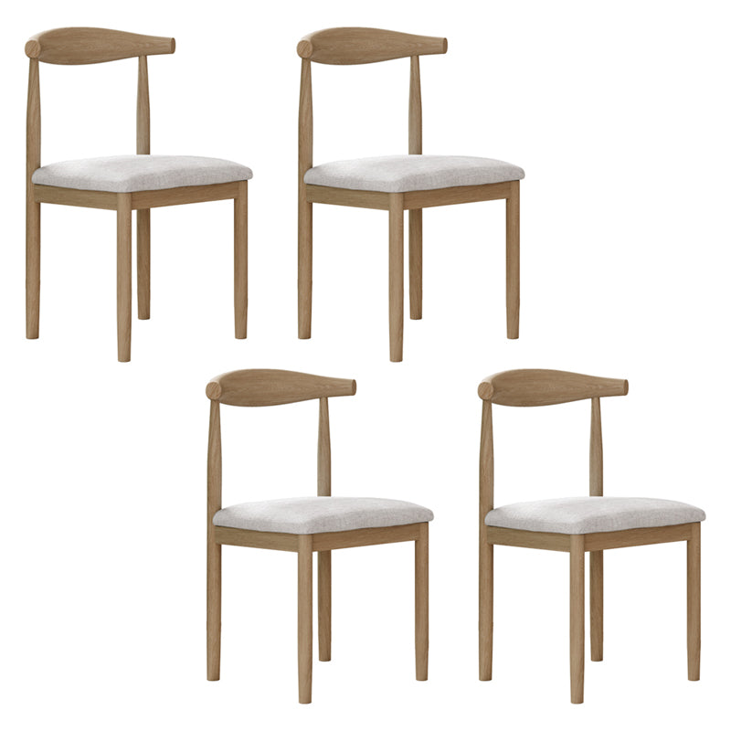Ensemble de chaises de salle à manger de cuisine de côté arrière ouvert de chaise en métal de style moderne