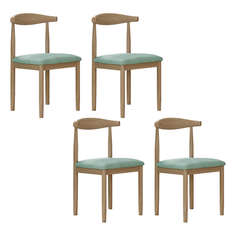 Ensemble de chaises de salle à manger de cuisine de côté arrière ouvert de chaise en métal de style moderne