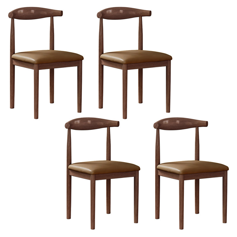 Ensemble de chaises de salle à manger de cuisine de côté arrière ouvert de chaise en métal de style moderne