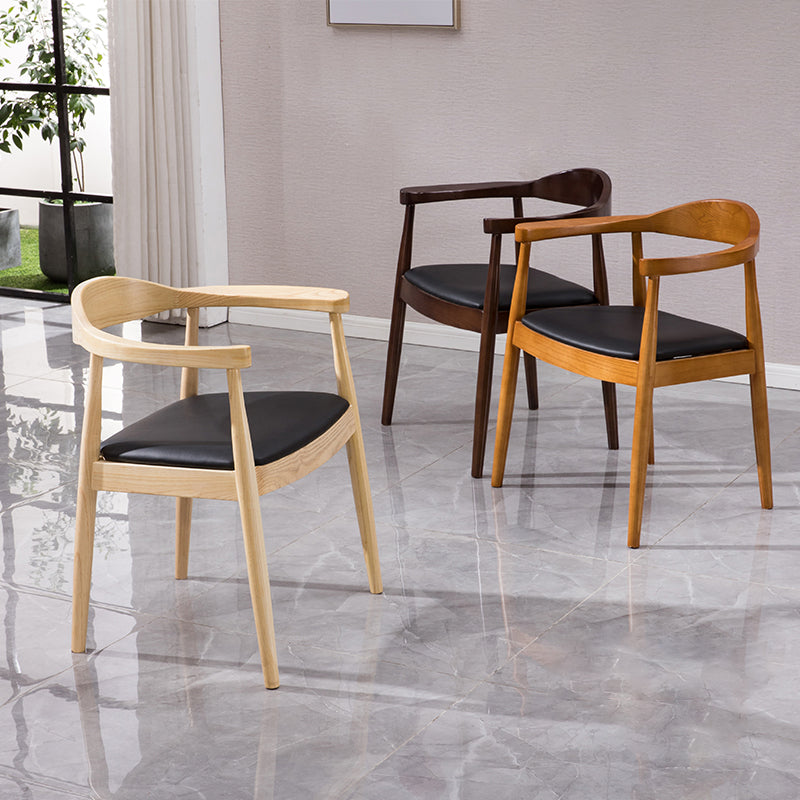Traditional Style Solid Wood Chairs Kitchen Dining Open Back Side Chair