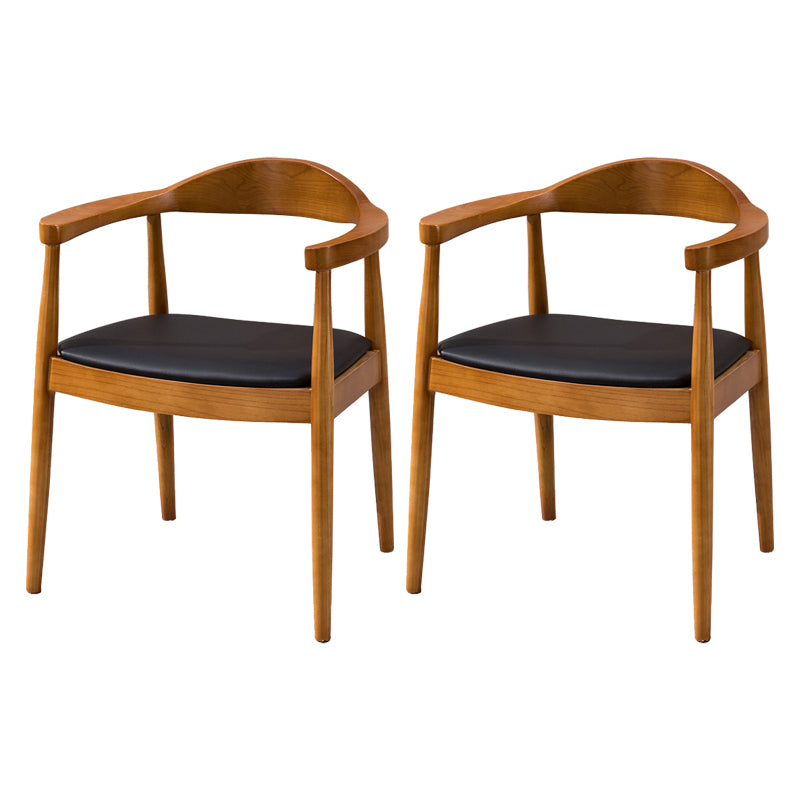 Traditional Style Solid Wood Chairs Kitchen Dining Open Back Side Chair