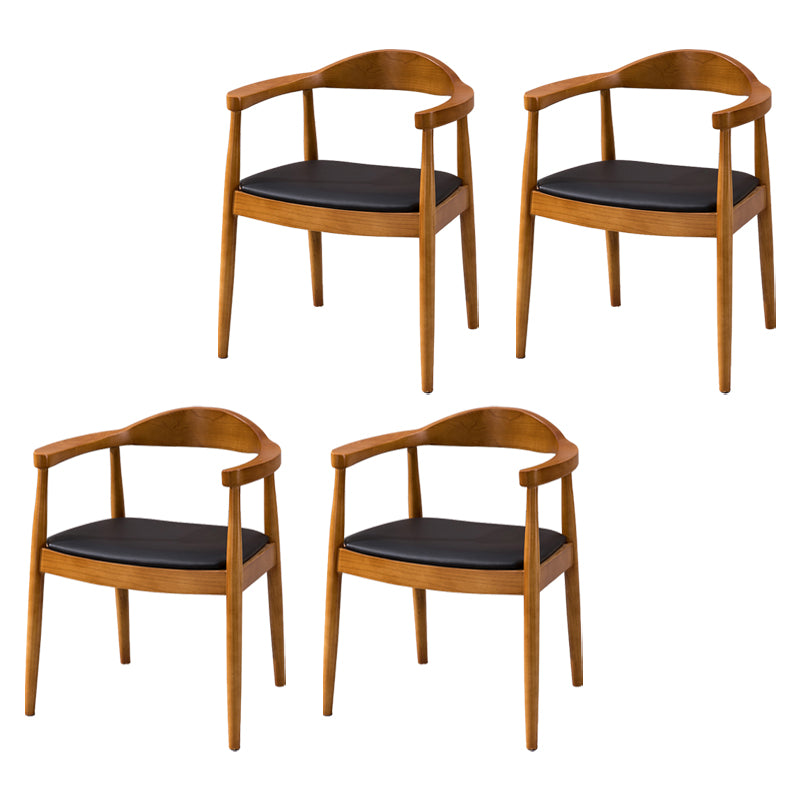 Traditional Style Solid Wood Chairs Kitchen Dining Open Back Side Chair