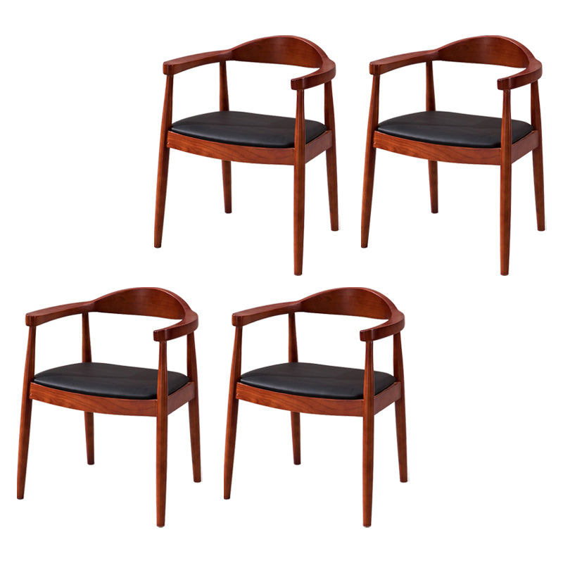 Traditional Style Solid Wood Chairs Kitchen Dining Open Back Side Chair