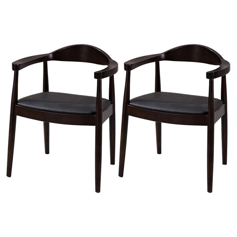 Traditional Style Solid Wood Chairs Kitchen Dining Open Back Side Chair